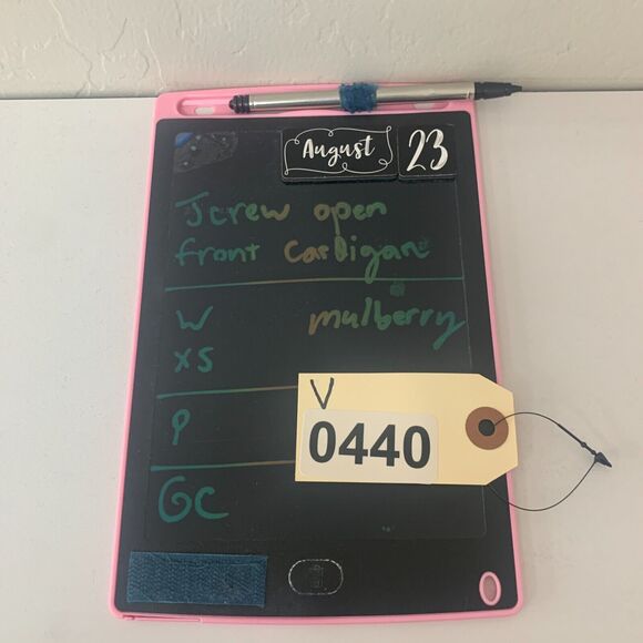 J Crew Cardigan Womens XS Extra Small Mulberry Cotton Blend Open Front Knit - Picture 10 of 11